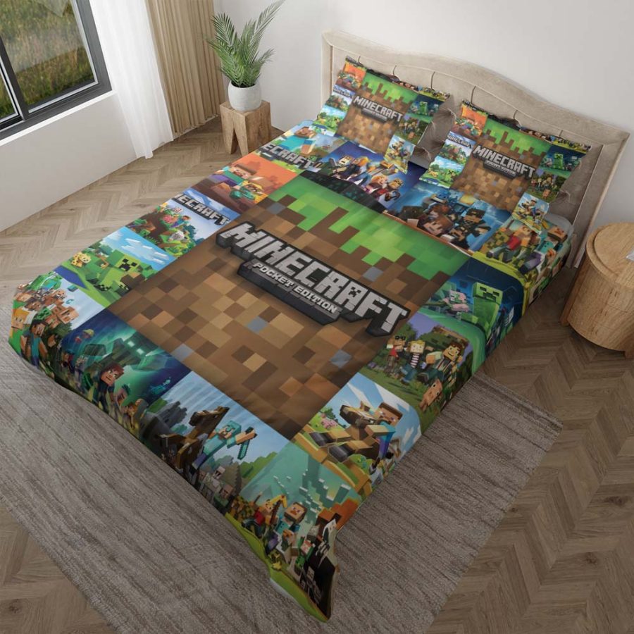 Minecraft Dekorideen Bettwäsche AMZPODPrints