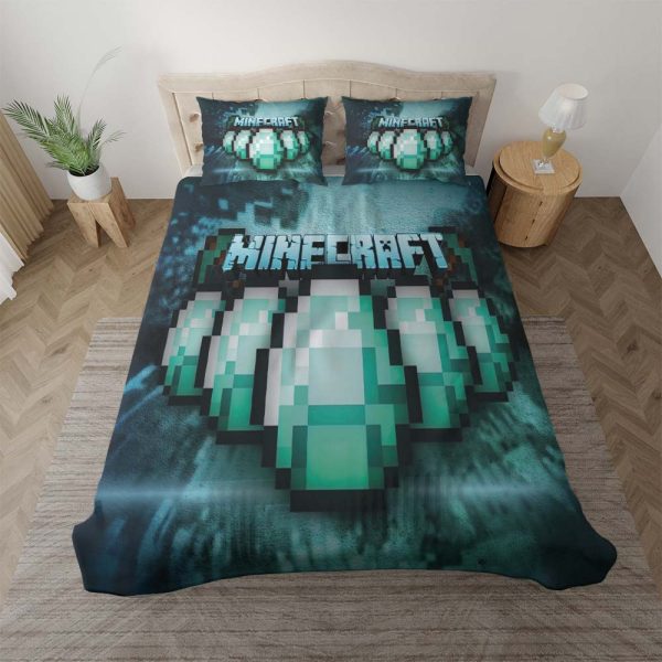 Minecraft Waffe 1002 Kinderbettwäsche - Bettwäsche