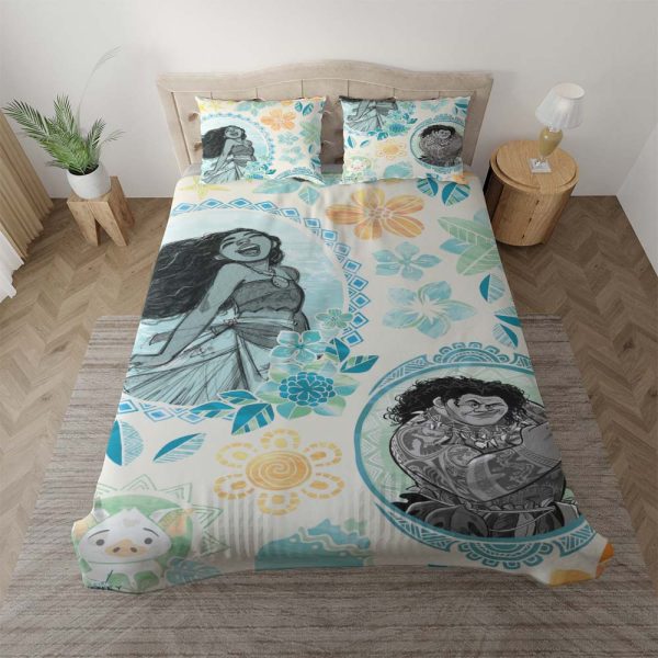 Vaiana   Moana und Freunde im Ozean Kinderbettwäsche - Bettwäsche