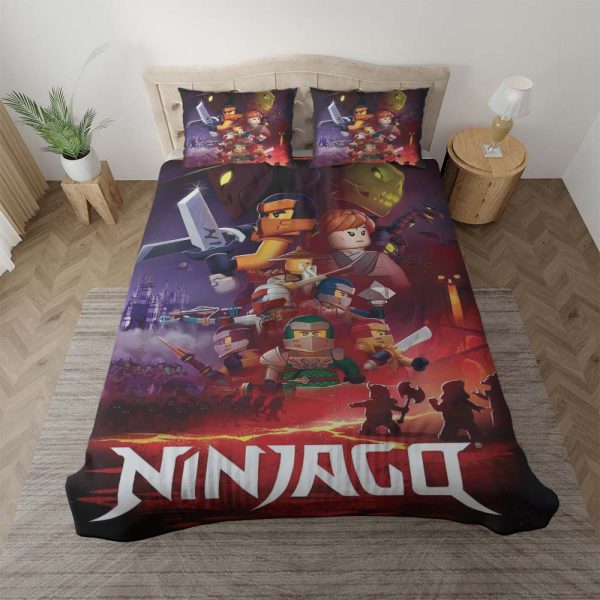 Ninjago Alle Charaktere 1002 Kinderbettwäsche - Bettwäsche