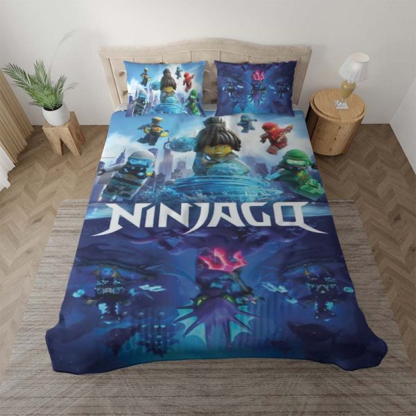 Ninjago Alle Charaktere kämpfen 1015 Kinderbettwäsche - Bettwäsche
