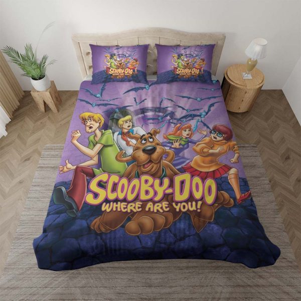 Scooby Doo Alle Charaktere 4 Kinderbettwäsche - Bettwäsche