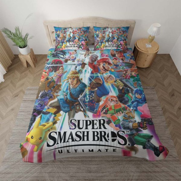 Super Mario Alle Charaktere 1011 Kinderbettwäsche - Bettwäsche