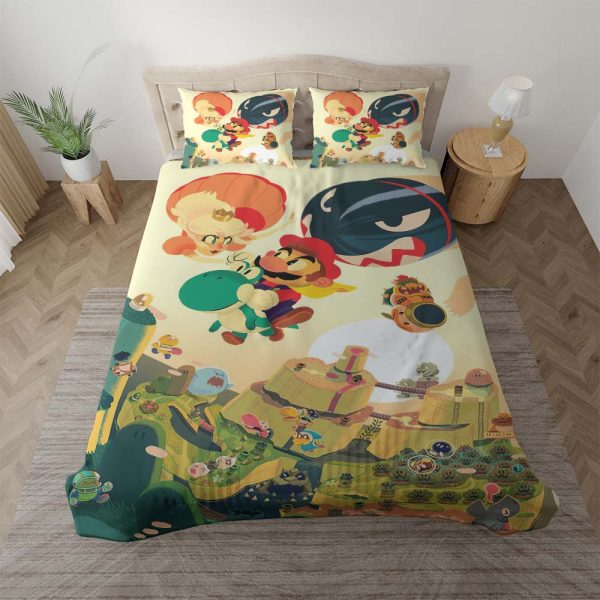 Super Mario Nintendo 1007 Kinderbettwäsche - Bettwäsche