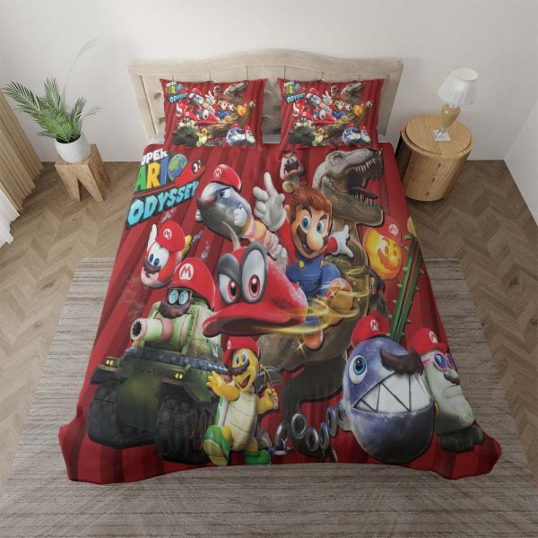 Super Mario Odyssey Alle Kinderbettwäsche - Bettwäsche