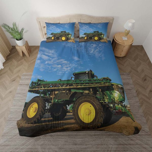 John Deere auf Feld 3 Kinderbettwäsche - Bettwäsche