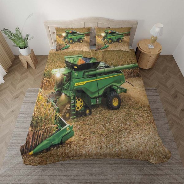 John Deere auf Feld 4 Kinderbettwäsche - Bettwäsche