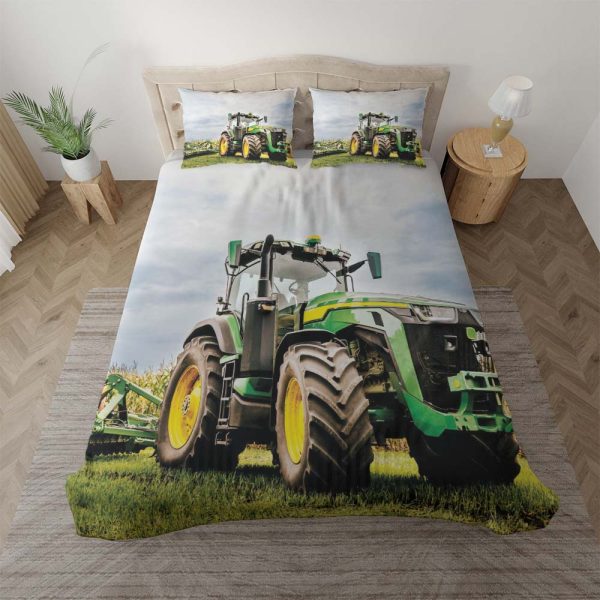 John Deere auf Feld 5 Kinderbettwäsche - Bettwäsche