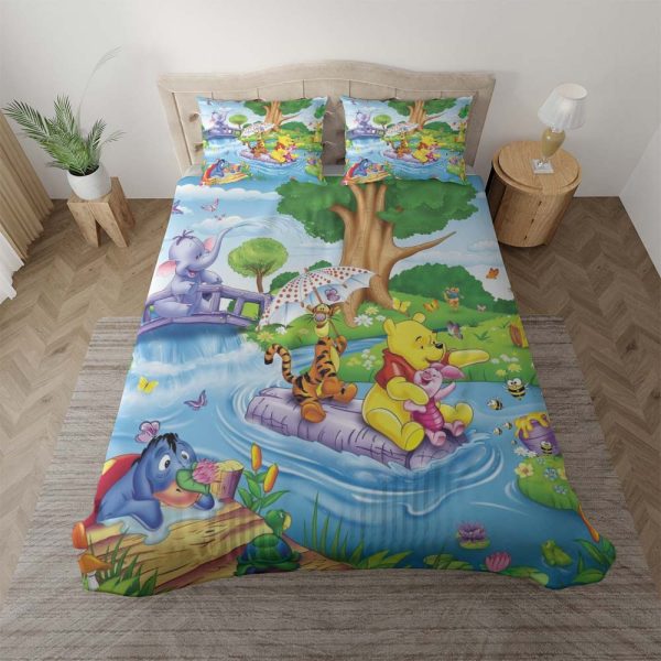 Winnie Der Pooh   Winnie Puuh Freunde 2 Kinderbettwäsche - Bettwäsche