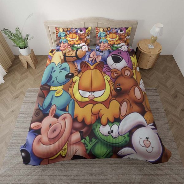 Garfield Alle Charaktere 4 Kinderbettwäsche - Bettwäsche