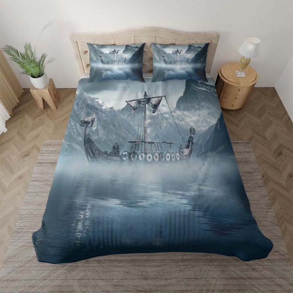 Wikinger Langboot Kinderbettwäsche - Bettwäsche