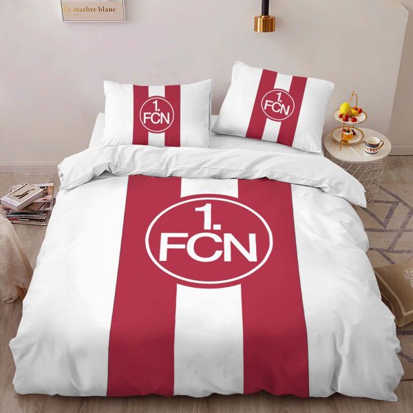 1. FC Nürnberg white and red Kinderbettwäsche - Bettwäsche