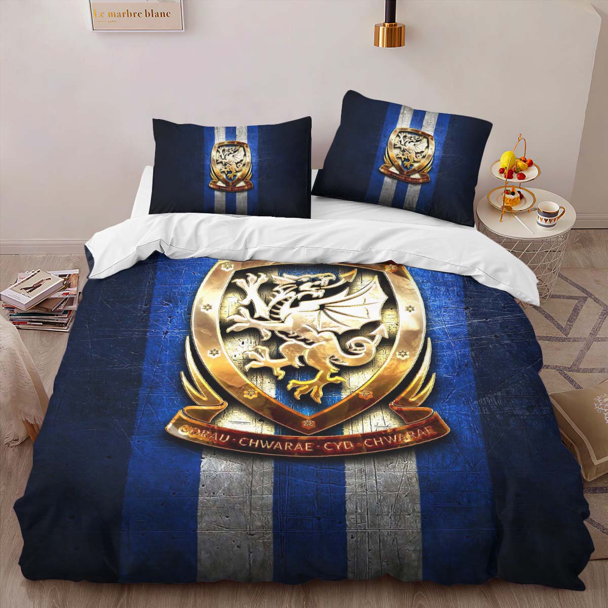 DSC Arminia Bielefeld Fc blue metal Kinderbettwäsche - Bettwäsche