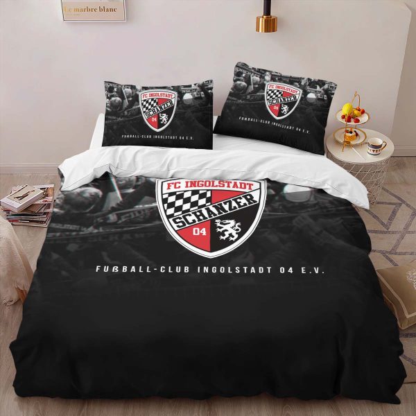 FC Ingolstadt 04 fan field background Kinderbettwäsche - Bettwäsche