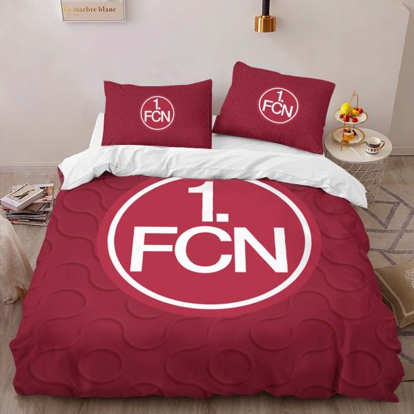 FC Nürnberg red background FCN Kinderbettwäsche - Bettwäsche