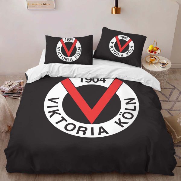 FC Viktoria Köln black background Kinderbettwäsche - Bettwäsche