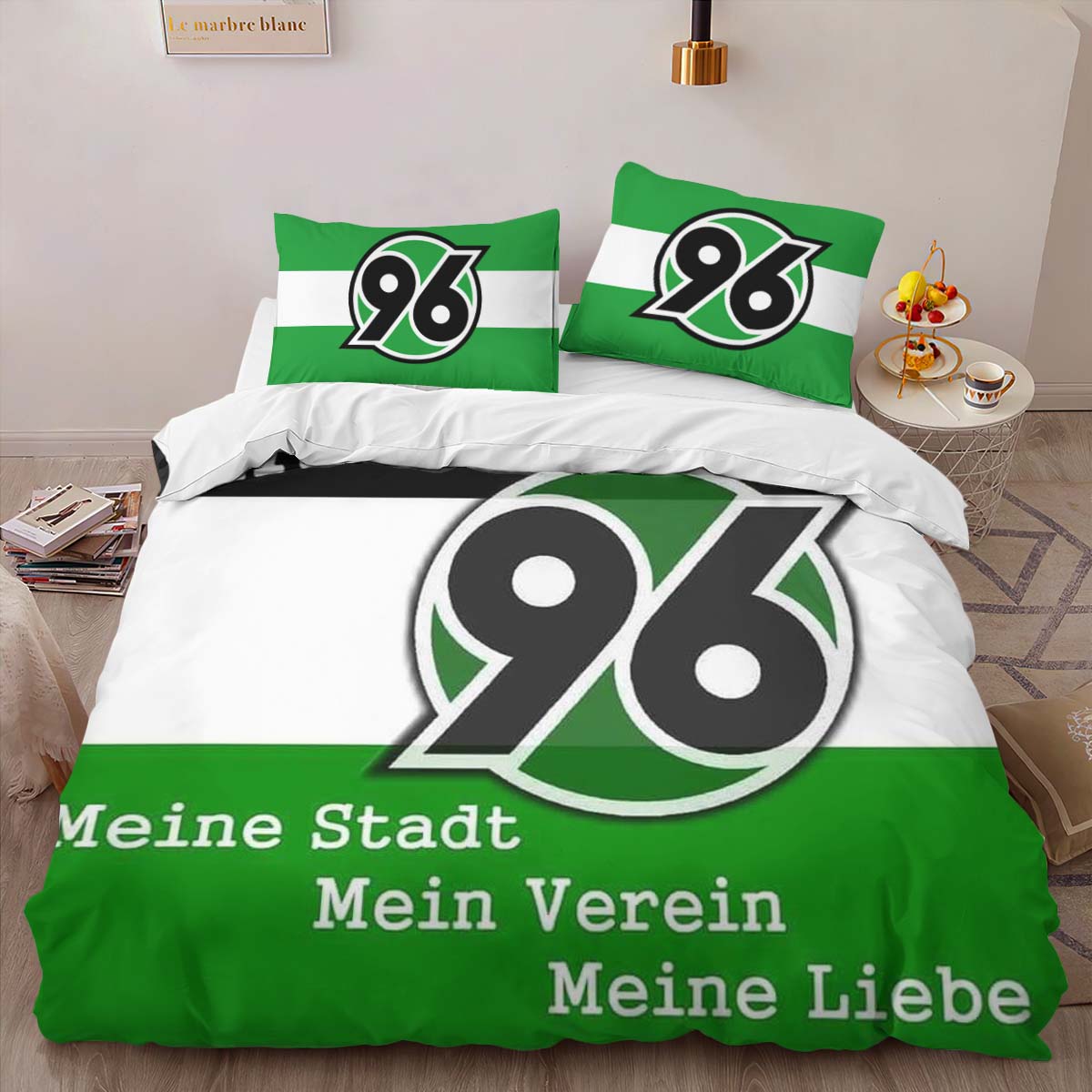 Hannover 96 Die meine stadt mein verein meine liebe Kinderbettwäsche - Bettwäsche