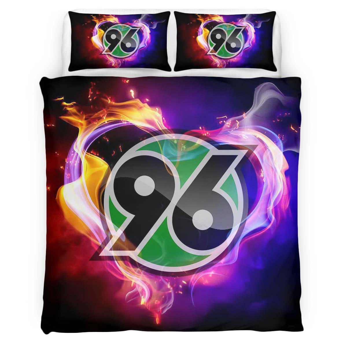 Hannover 96 fire style Kinderbettwäsche - Bettwäsche – Bild 2