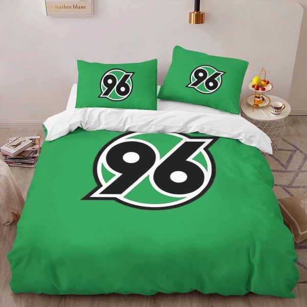 Hannover 96 green background 01 Kinderbettwäsche - Bettwäsche