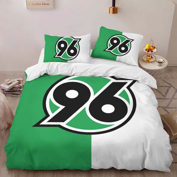 Hannover 96 green background 02 Kinderbettwäsche - Bettwäsche