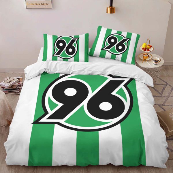 Hannover 96 green background 03 Kinderbettwäsche - Bettwäsche