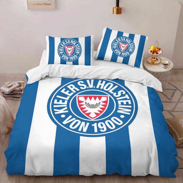 Holstein Kiel FC Kieler SV Holstein 1900 blue background 10 Kinderbettwäsche - Bettwäsche