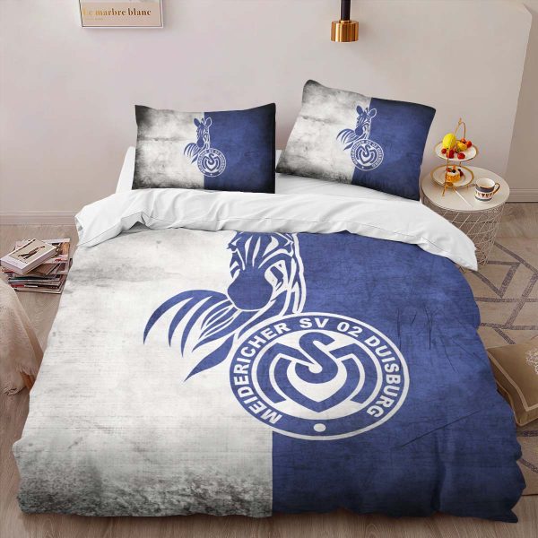 MSV Duisburg white blue Kinderbettwäsche - Bettwäsche