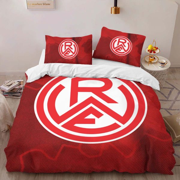 Rot-Weiss Essen RWE Red background Kinderbettwäsche - Bettwäsche