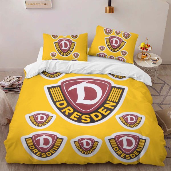 SG Dynamo Dresden yellow background style Kinderbettwäsche - Bettwäsche