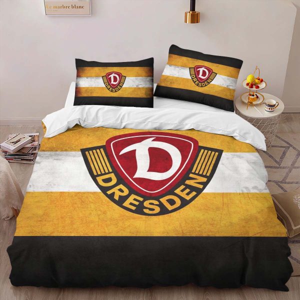 SG Dynamo Dresden yellow black background Kinderbettwäsche - Bettwäsche