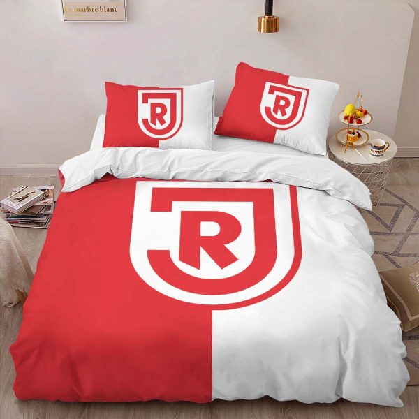 SSV Jahn Regensburg red white 03 Kinderbettwäsche - Bettwäsche