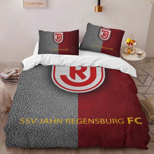 SSV Jahn Regensburg red white leather Kinderbettwäsche - Bettwäsche