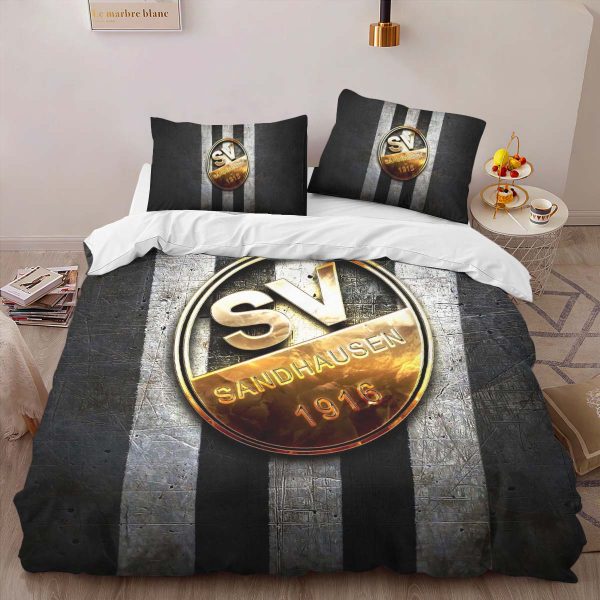 SV Sandhausen black white metal Kinderbettwäsche - Bettwäsche