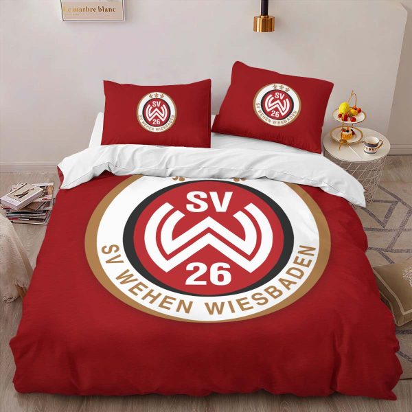 SV Wehen Wiesbaden red background Kinderbettwäsche - Bettwäsche