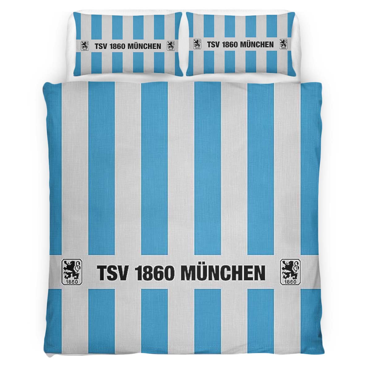 TSV 1860 München blue white background 02 Kinderbettwäsche - Bettwäsche – Bild 2