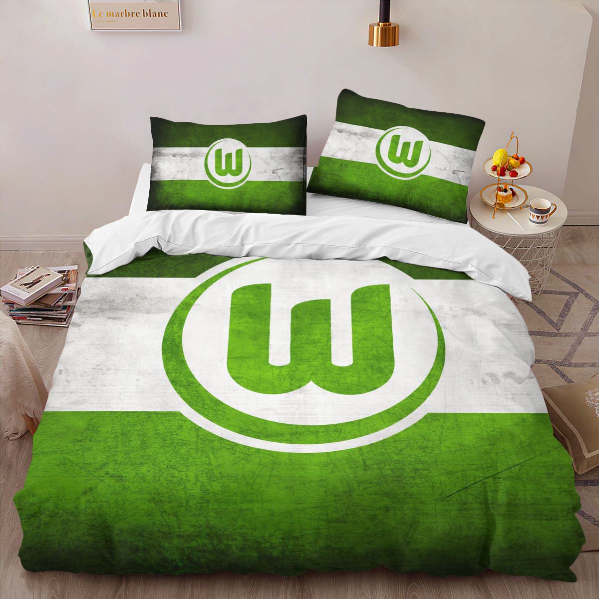 VfL Wolfsburg WOB01 Kinderbettwäsche - Bettwäsche