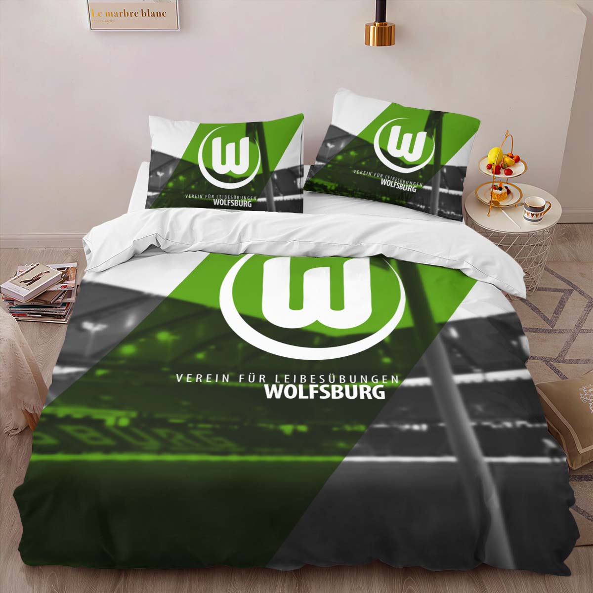 VfL Wolfsburg WOB04 Kinderbettwäsche - Bettwäsche