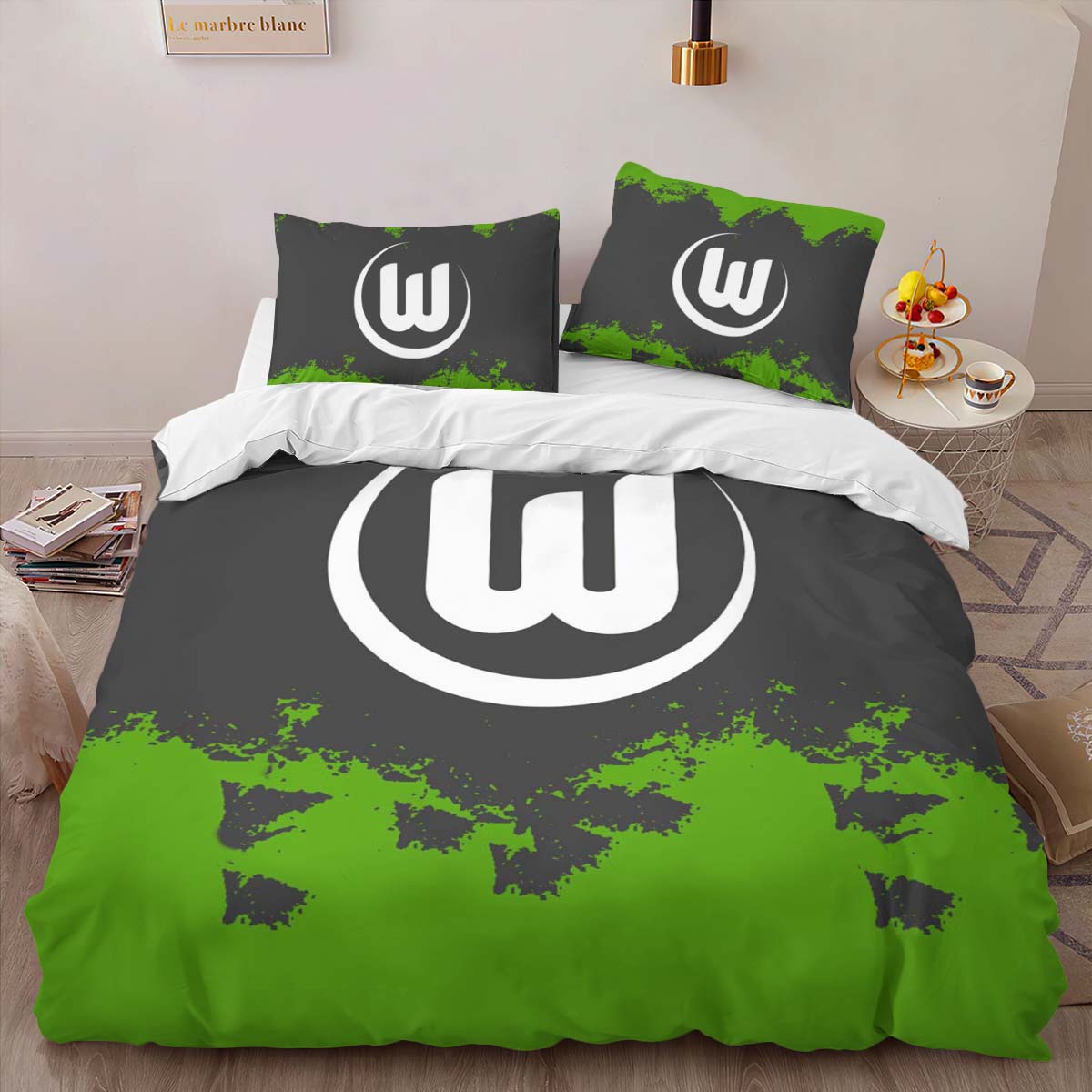 VfL Wolfsburg WOB12 Kinderbettwäsche - Bettwäsche