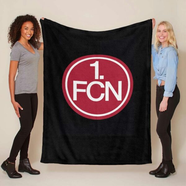 1. FC Nürnberg FCN schwarz Fleecedecke - Decke