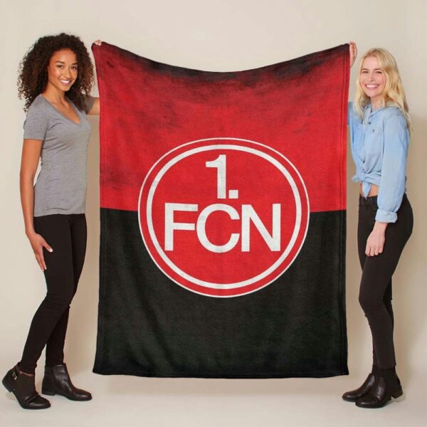 1. FC Nürnberg schwarz-rot Fleecedecke - Decke