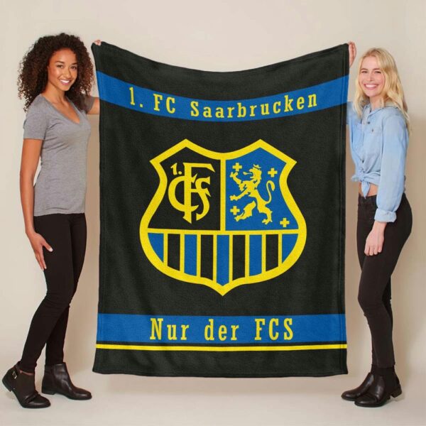 1. FC Saarbrücken nur der FCS für Fan Fleecedecke - Decke