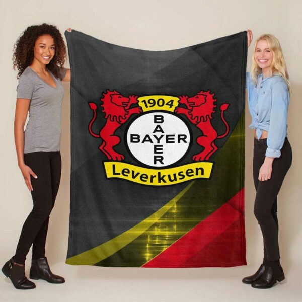Bayer 04 Leverkusen Fußballmannschaft 1904 Fleecedecke - Decke