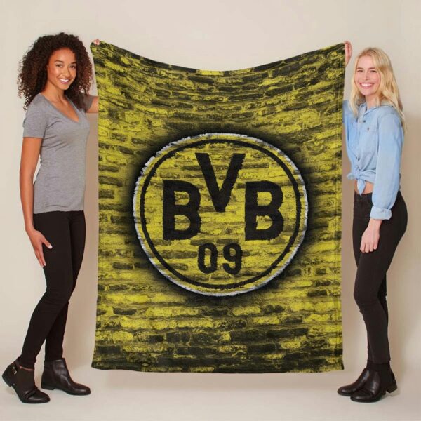 Borussia Dortmund BVB Fußballverein Ziegel Fleecedecke - Decke