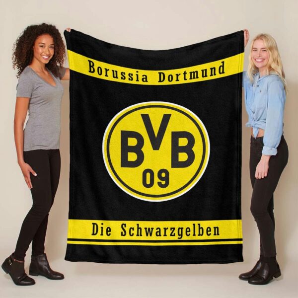 Borussia Dortmund BVB einzigartiger Style für Fans 02 Fleecedecke - Decke