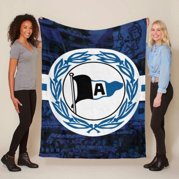 DSC Arminia Bielefeld Fc blau Fleecedecke - Decke