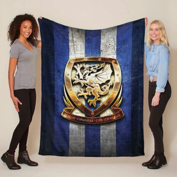 DSC Arminia Bielefeld Fc blaues Metall Fleecedecke - Decke