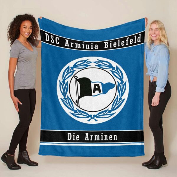 DSC Arminia Bielefeld Fc blauer Stil für Fan Fleecedecke - Decke