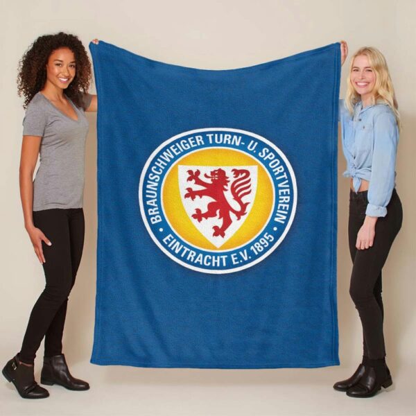 Eintracht Braunschweig Blau Gelb 07 Fleecedecke - Decke