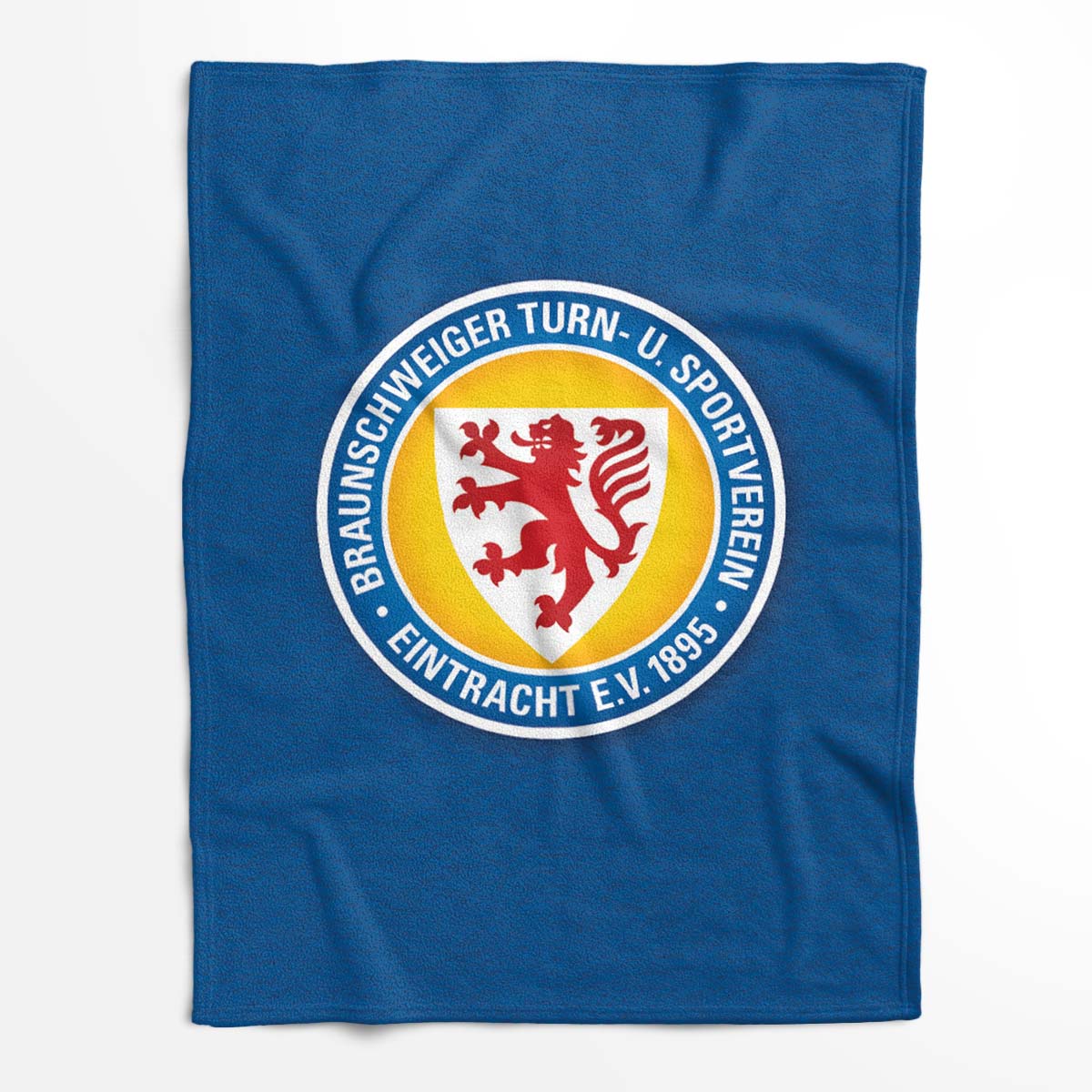 Eintracht Braunschweig Blau Gelb 07 Fleecedecke - Decke – Bild 2