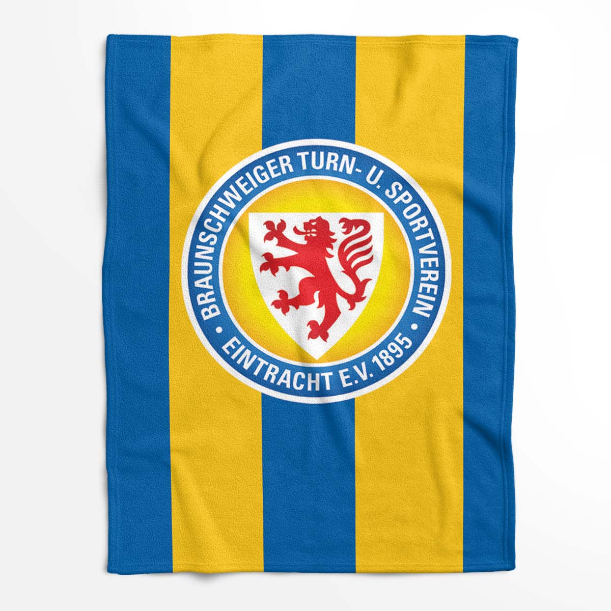 Eintracht Braunschweig Blau Gelb 09 Fleecedecke - Decke – Bild 2